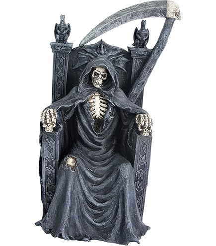Amazon.com: Nemesis Now Fear Cursing Grim Reaper Figurine, Black